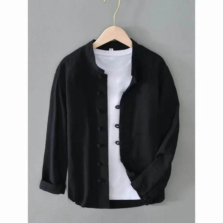 Jasper Henley Long Sleeve Linen Shirt
