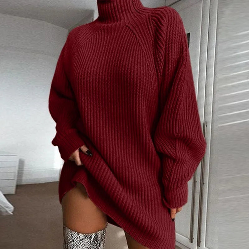 Celine Oversized Knit Sweater Dress