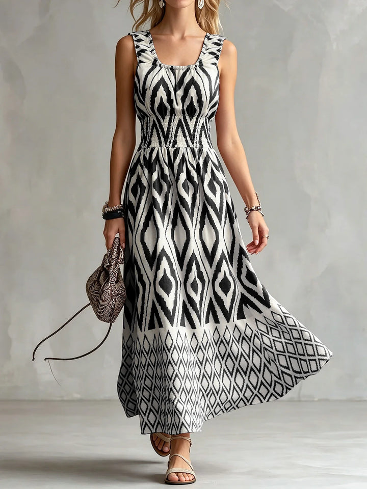 Eleanor Relaxed Bohemian Midi Dress