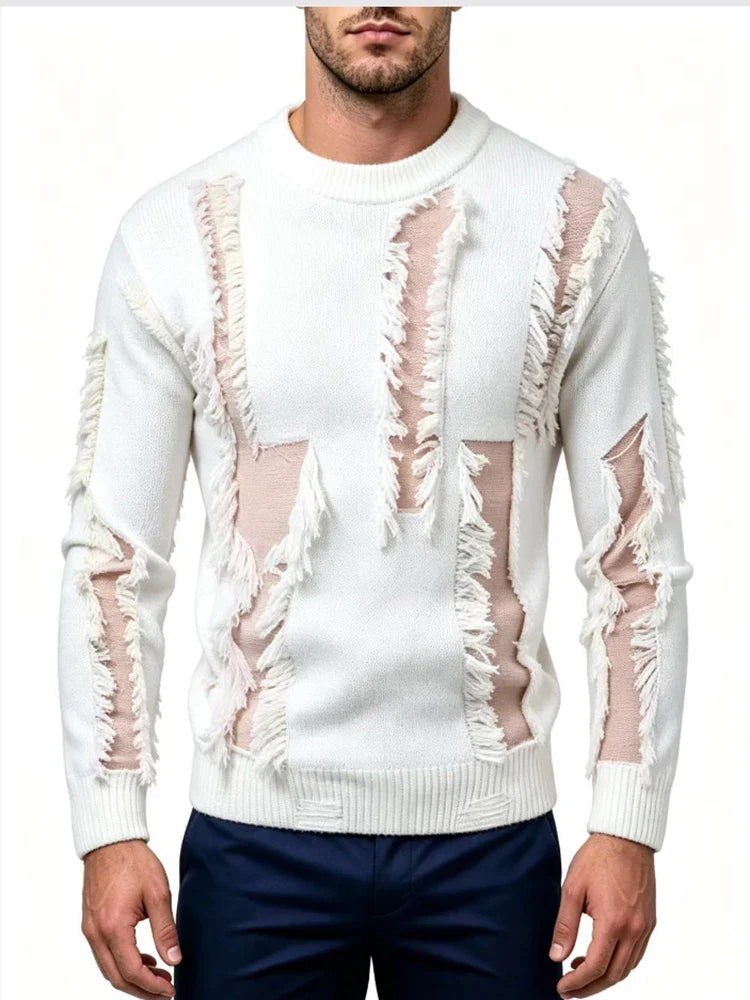 Darian Fringe Detail Sweater