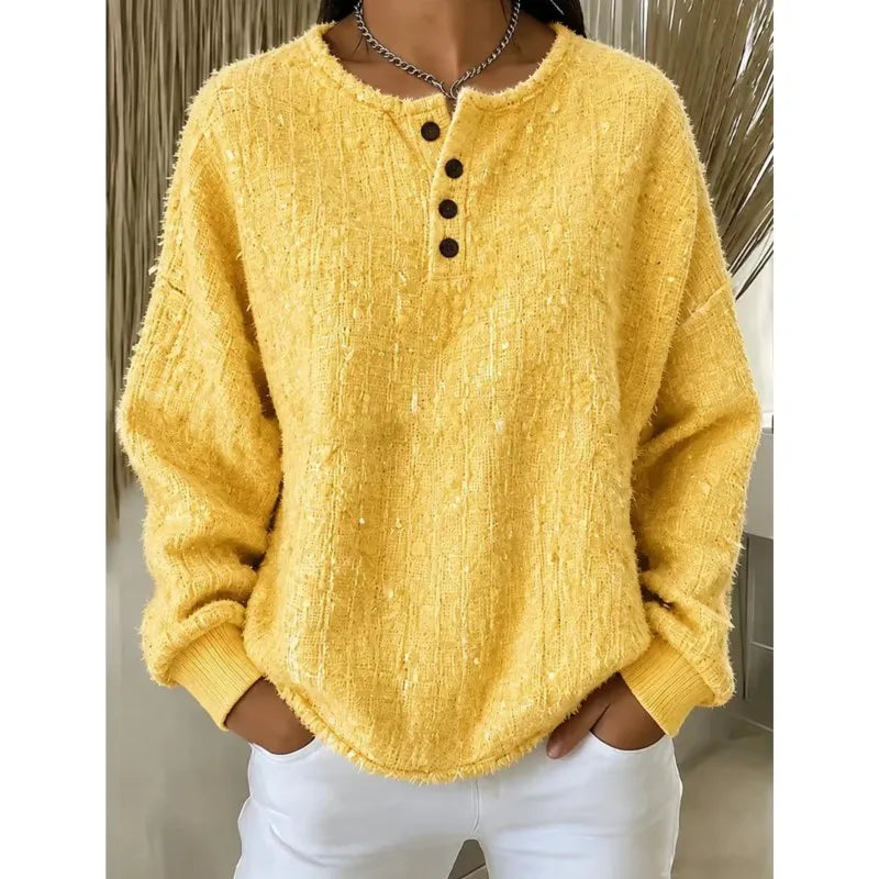 Nessa Ribbed Cuff Pullover