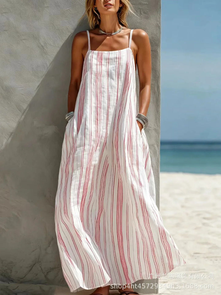 Helena Sleeveless Summer Beach Dress