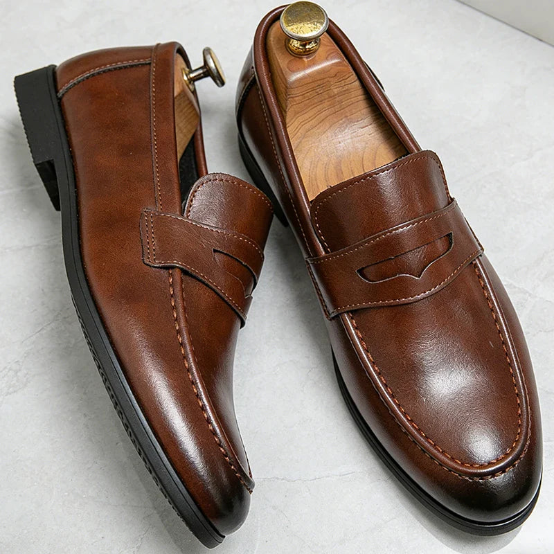 Zak Classic Leather Loafers