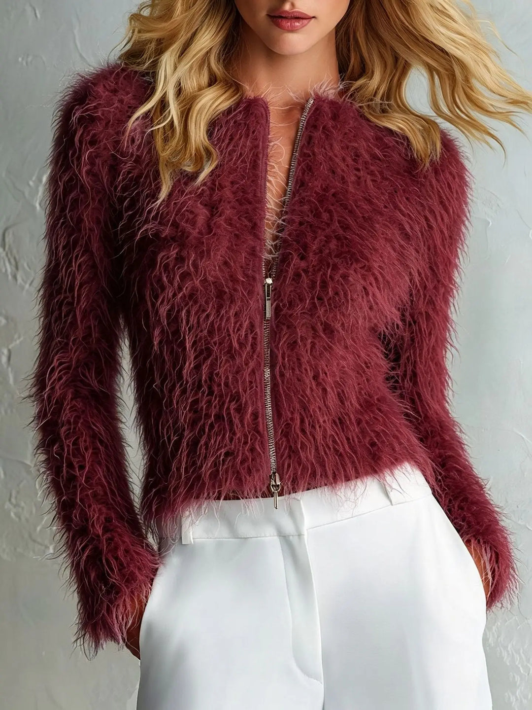 Fernanda Faux Fur Cardigan