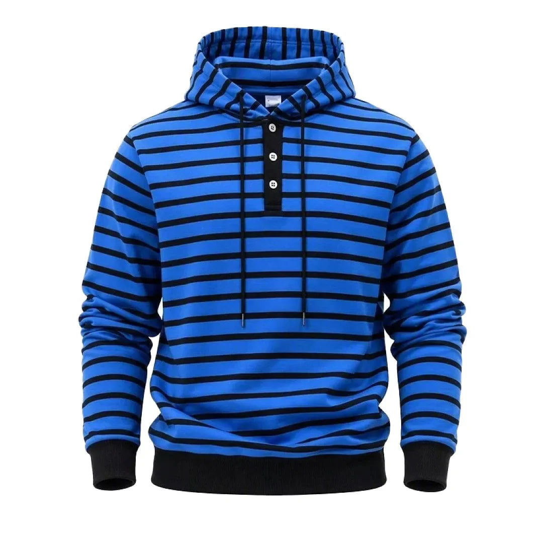 Sterling Button Placket Hoodie