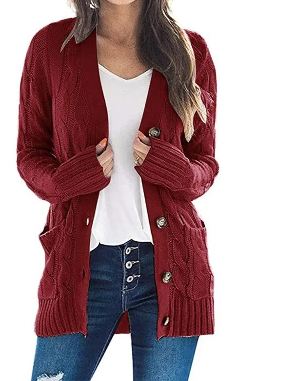 Briony Cable Knit Cardigan