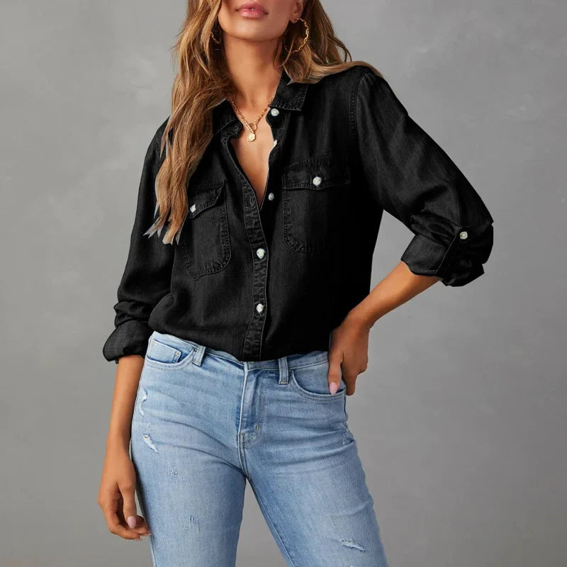 Kayleigh Relaxed Denim Shirt