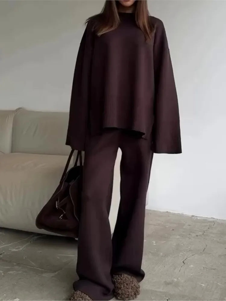 Giana Oversized Knit Matching Set
