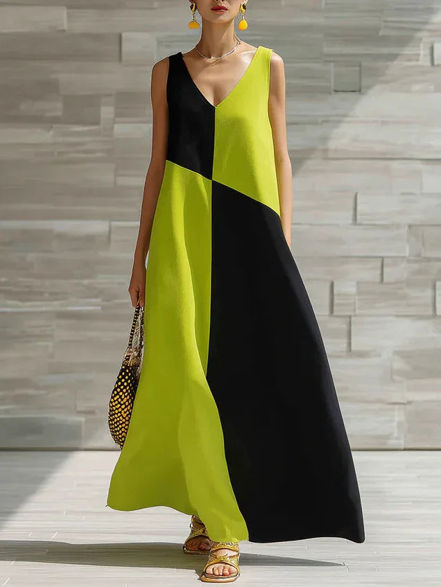 Rosavelle Color Block Maxi Dress