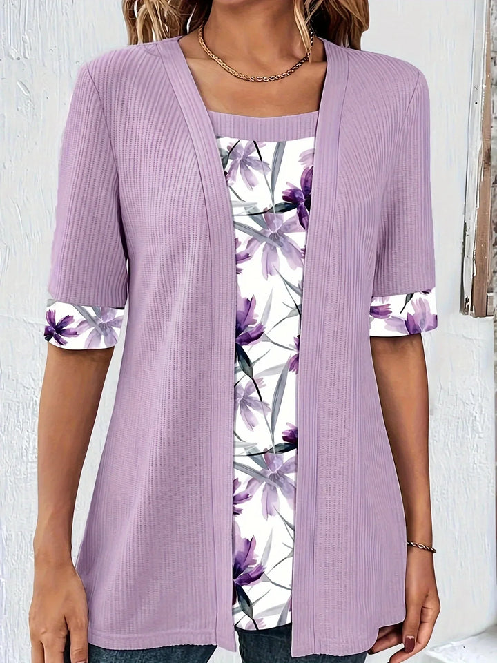 Kimberly Casual Floral Two-Piece Set