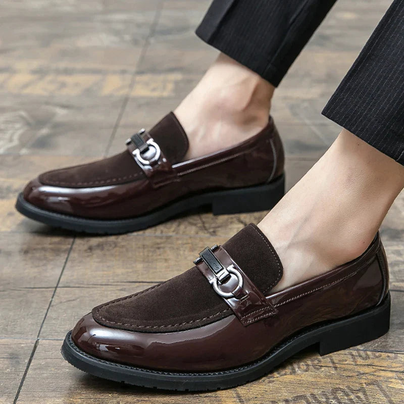Ethan Metal Accent Casual Loafers