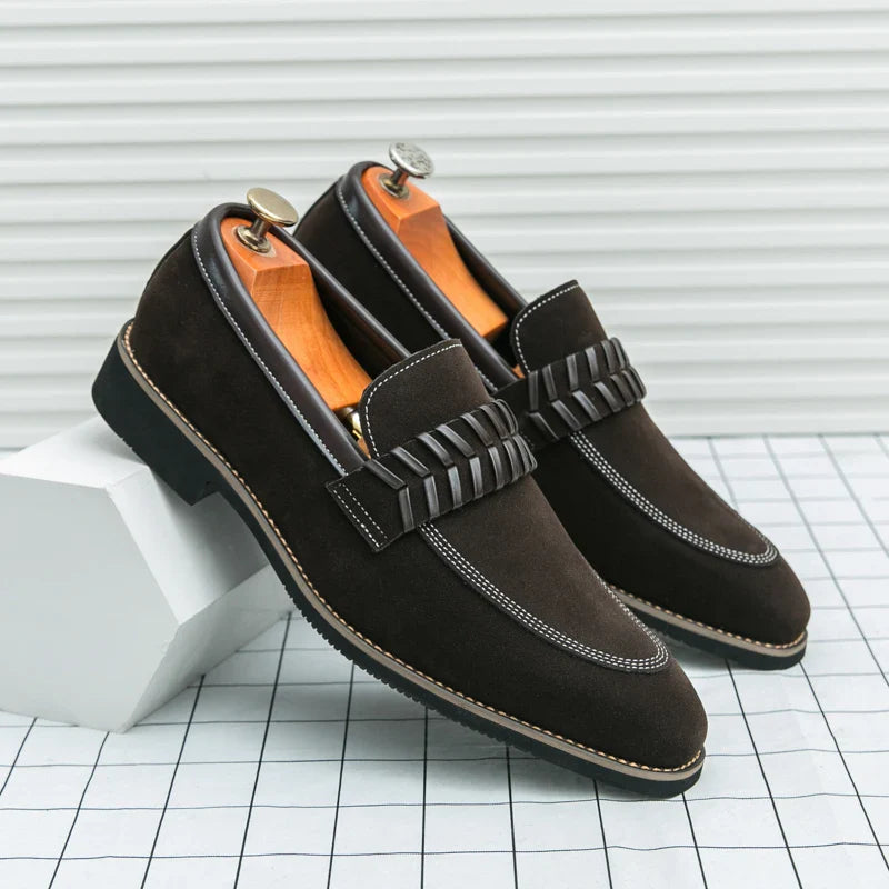 Oakley Leather Slip On Loafers