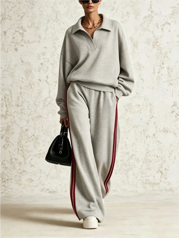 Amoret Contrast Stripe Travel Set