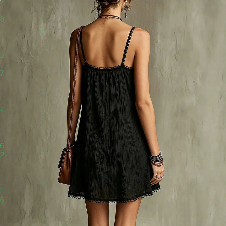 Kayla Sleeveless Swing Mini Dress