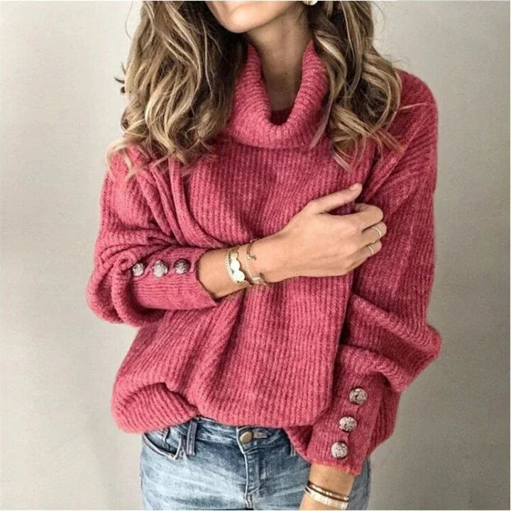 Maren Button Cuff Pullover