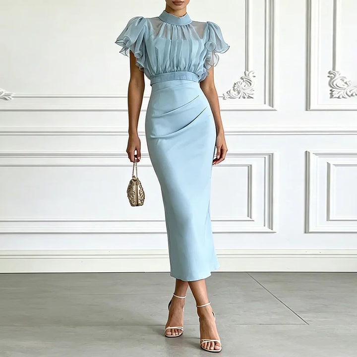 Alondra Figure Flattering Midi Dress