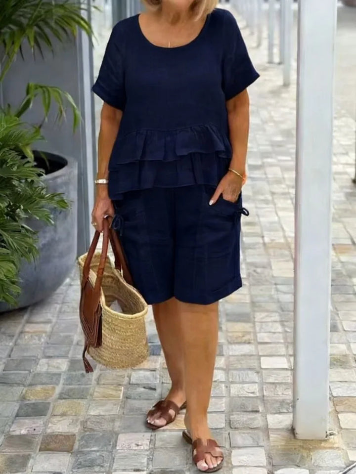 Theresa Relaxed Summer Shorts Set