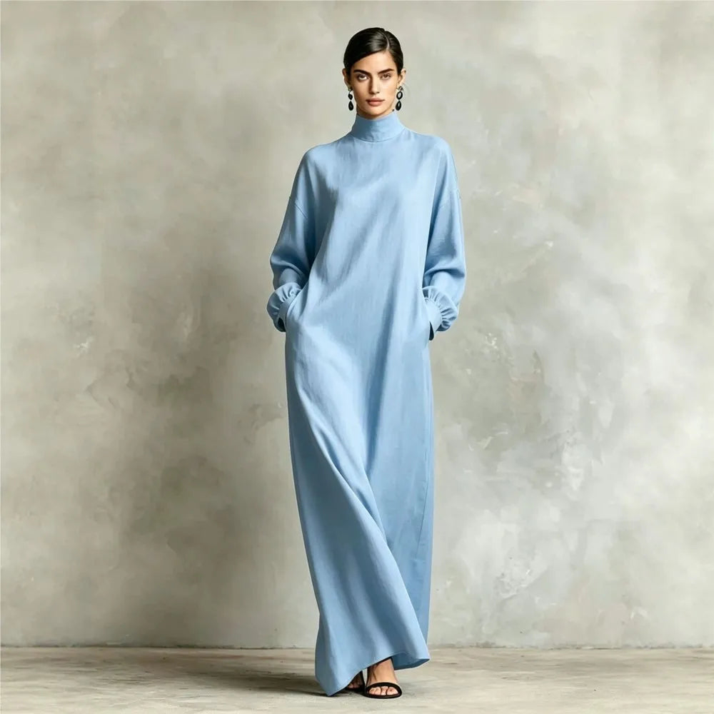 Elowyn Turtleneck Maxi Dress
