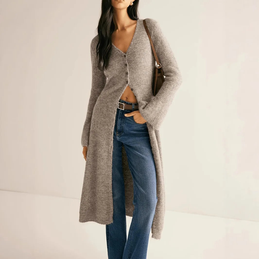 Fern Ribbed Knit Cardigan