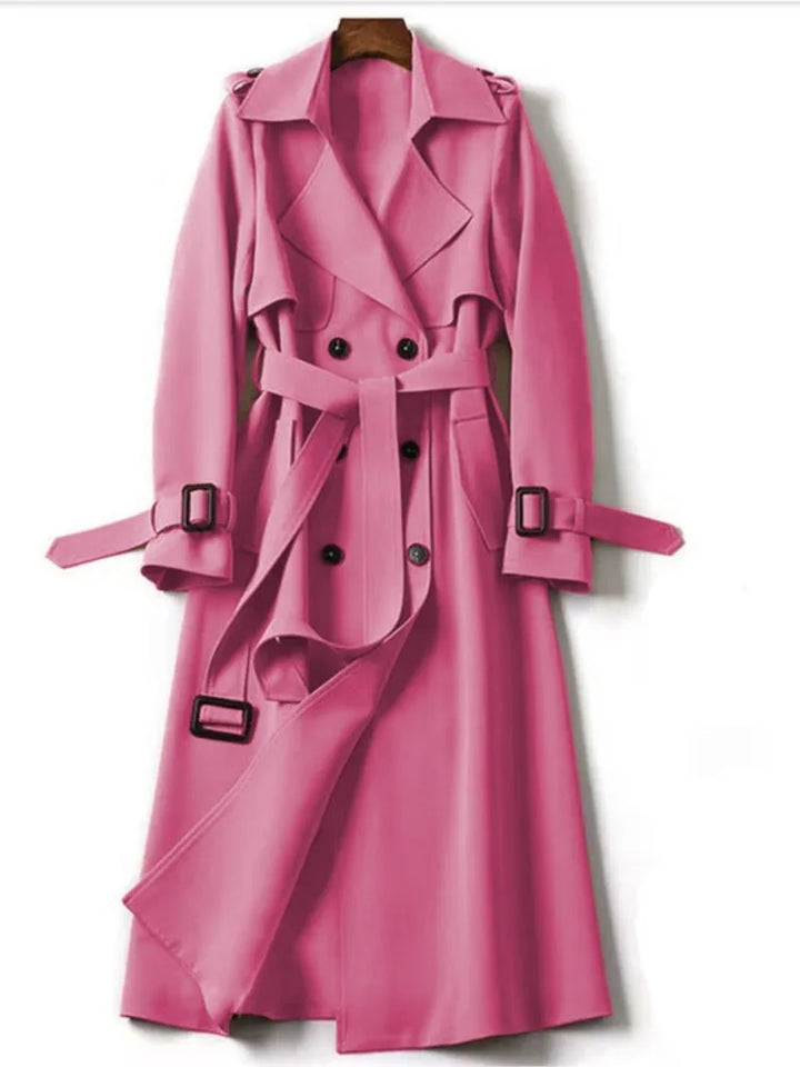 Marguerite Belted Waist Trench Coat