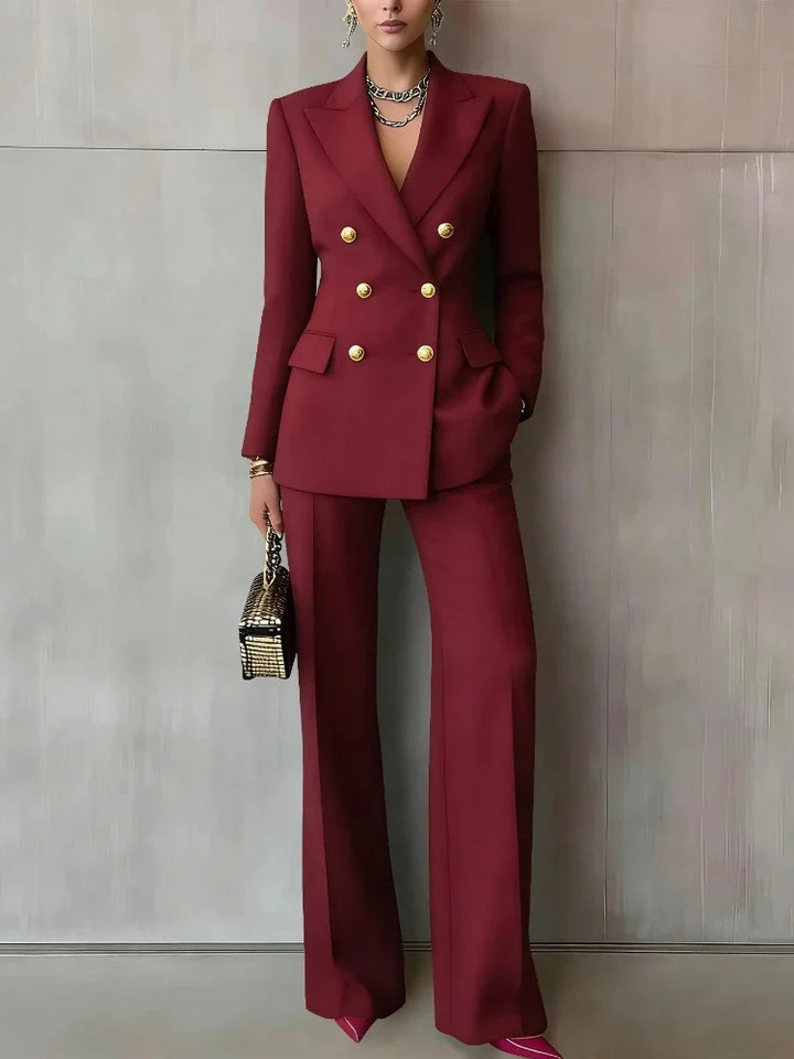 Ophelia Double Breasted Blazer Set