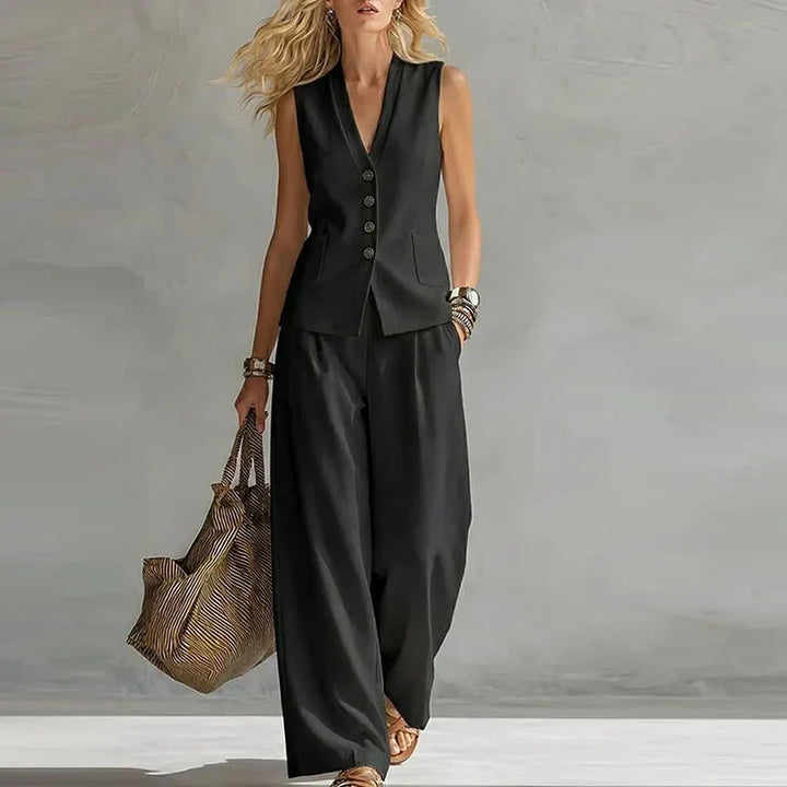 Solenne Tailored Vest Set