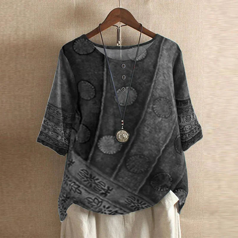 Gloria Retro-Inspired Blouse