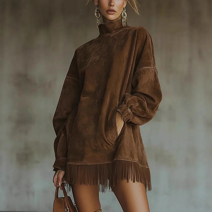 Laurel High Neck Tunic Dress