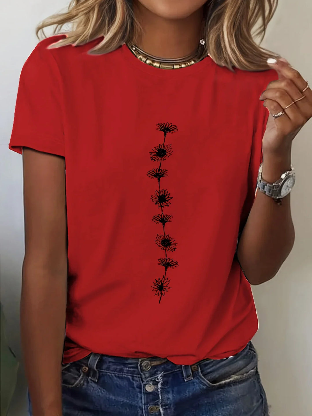 Kyla Sunflower Graphic Tee
