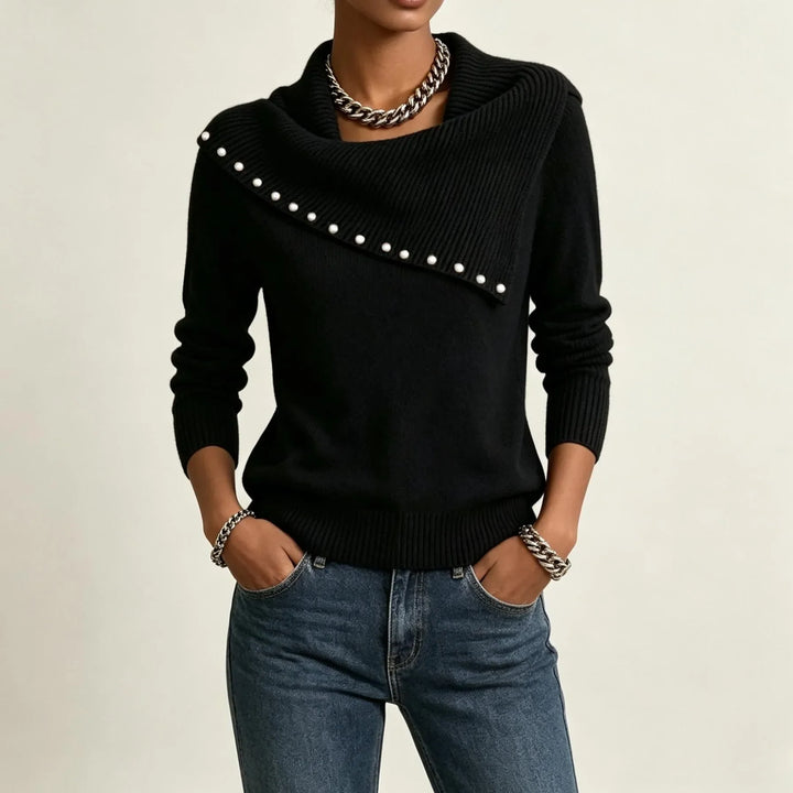 Astrid Scarf Collar Sweater