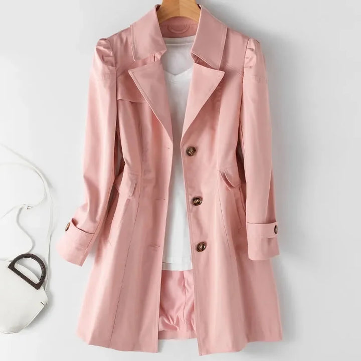 Emmeline Notched Lapel Trench