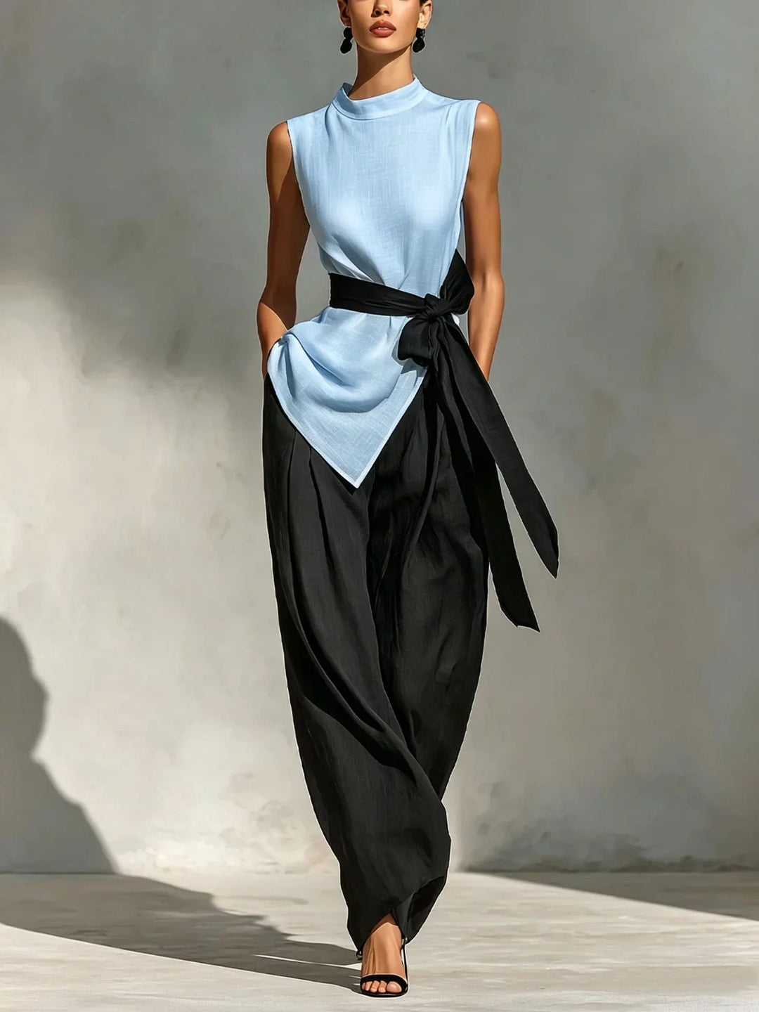 Juniper Contrast Waist Jumpsuit
