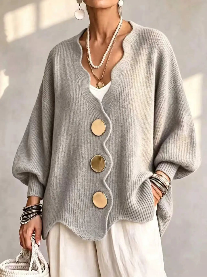 Thalisse Wavy Edge Cardigan