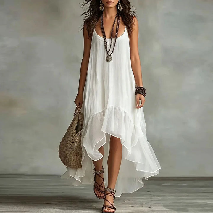 Beth Flowy Ruffle Maxi Dress