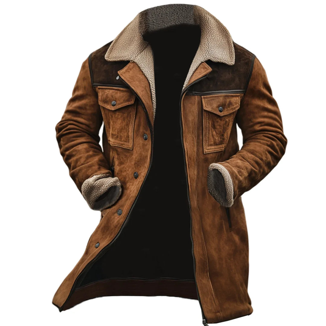 Evander Shearling Collar Coat