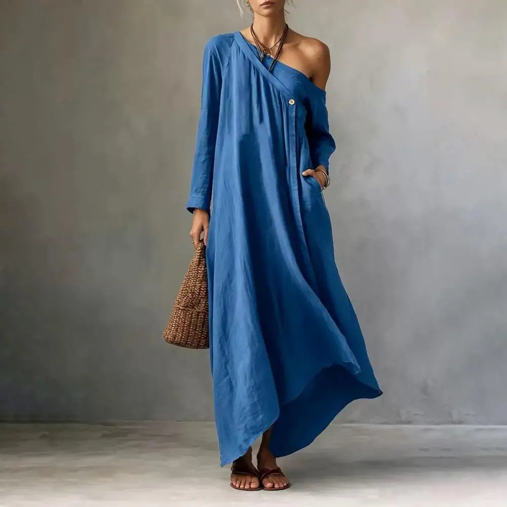 Charlotte One Shoulder Maxi Dress