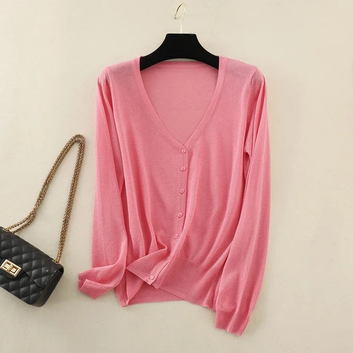 Nevaeh Ice Silk Cardigan