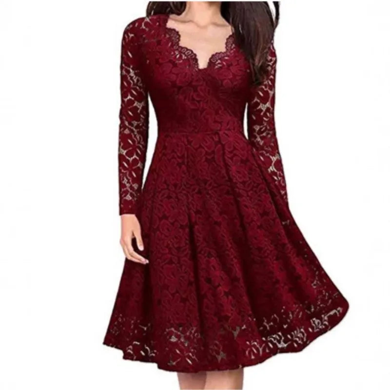 Calliope Floral Lace Mini Dress