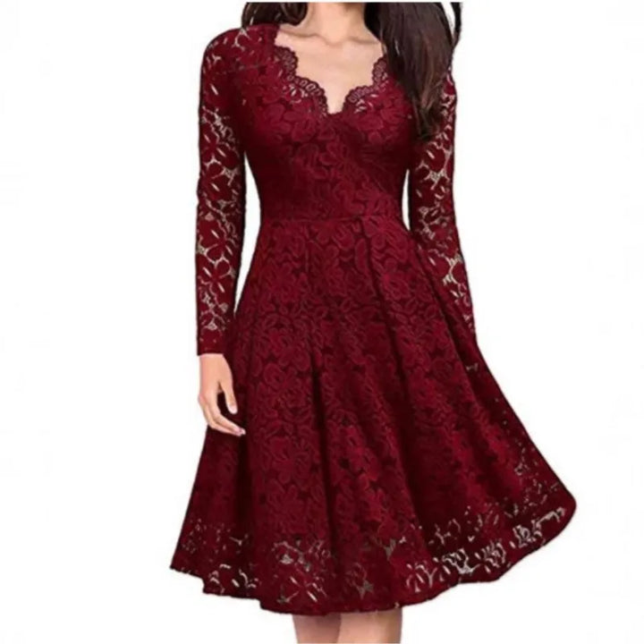 Calliope Floral Lace Mini Dress