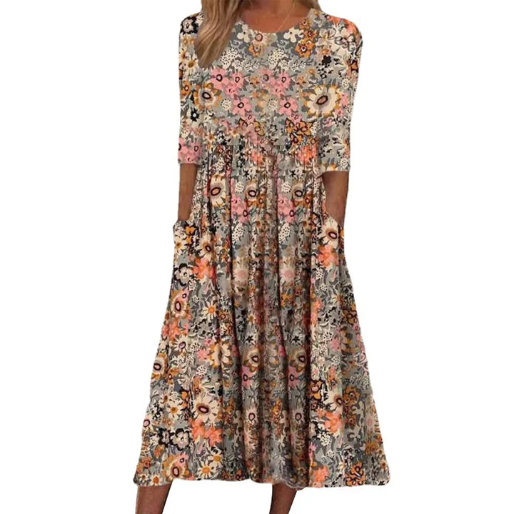 Felicity Vintage Bloom Midi Dress