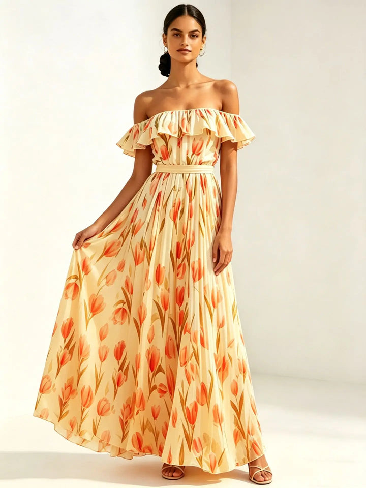 Faustine Off Shoulder Maxi Dress