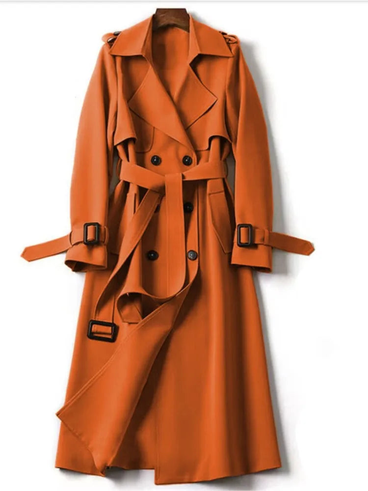 Marguerite Belted Waist Trench Coat