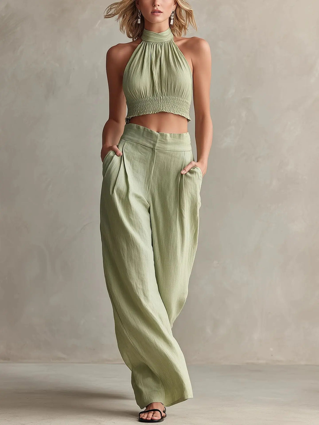 Eloise Halter Two-Piece Set