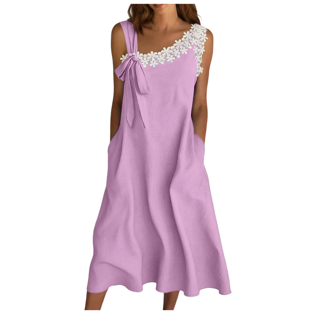 Gracie Casual Pocket Midi Dress
