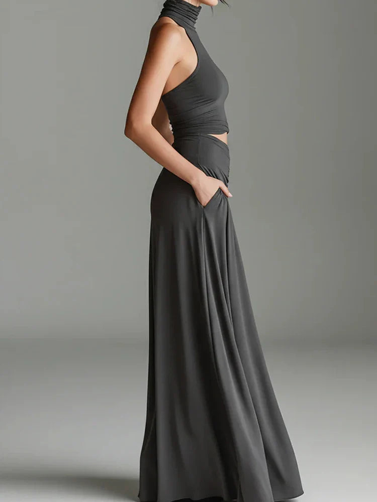 Polene Flowy Maxi Skirt Set