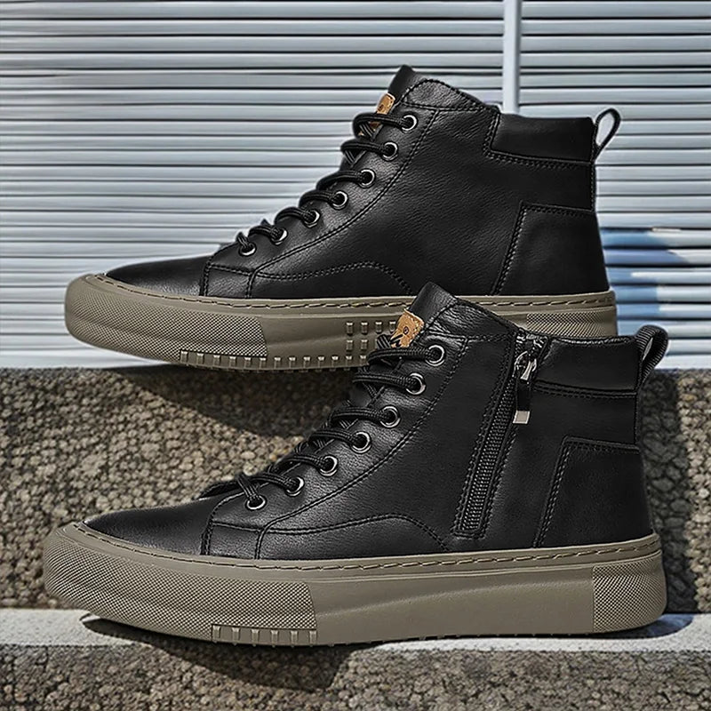 Valerio Leather Sneakers