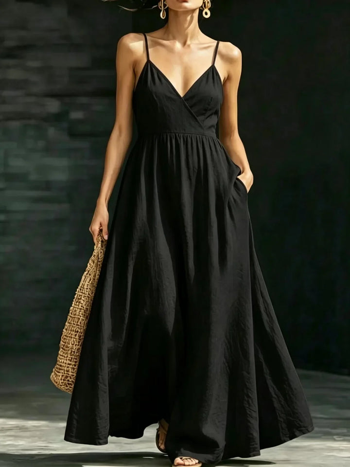 Brivelle Elegant Flowy Maxi Dress