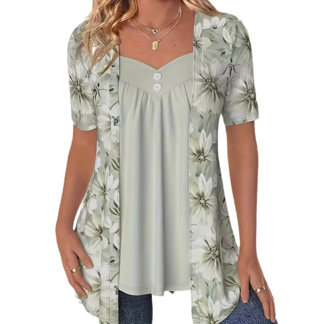 Kylie Floral Two Piece Cardigan Set