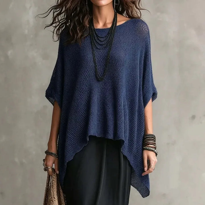 Alvion Batwing Sleeve Knitted Blouse