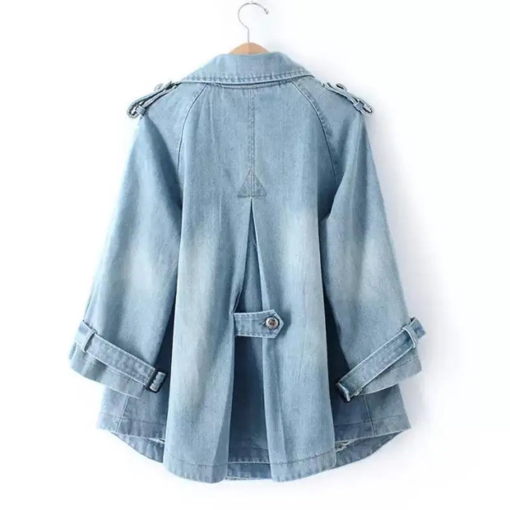 Marlene Denim Cape Jacket